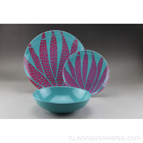 Оптом популярный цветочный фарфоровый посуда наборы